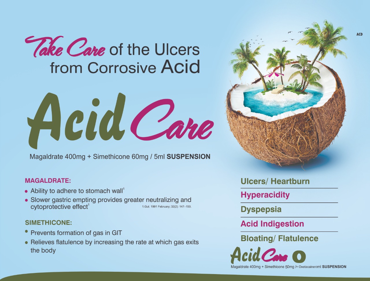 hyperacidity syrup, Acidcare Syrup